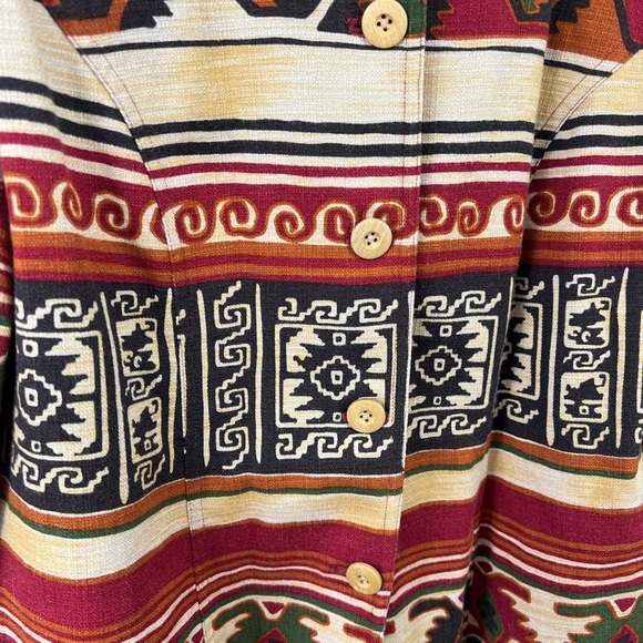 Women's Coldwater Creek Multicolor Patterned Jacket - Picture 2 of 4